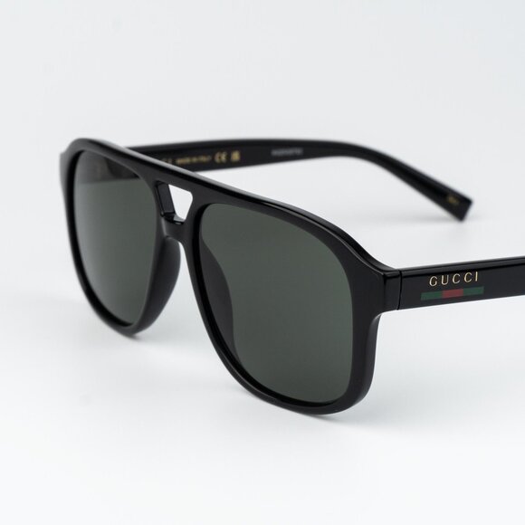 Gucci Men Sunglasses Black Pilot GG1856S 001 NEW AUTHENTIC - Picture 4 of 11